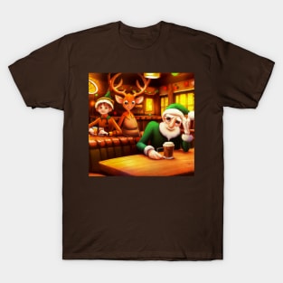 Santa's Helpers Happy Hour T-Shirt